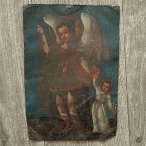 Mexican Angel Retablo from 1800s
